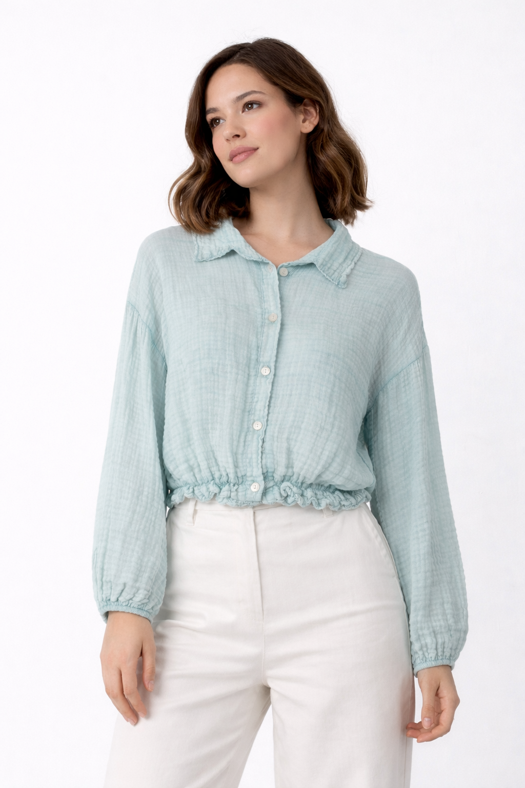 Musselin-Bluse